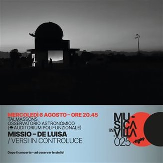 Musica in Villa 025 - Missio - De Luisa / VERSI IN CONTROLUCE