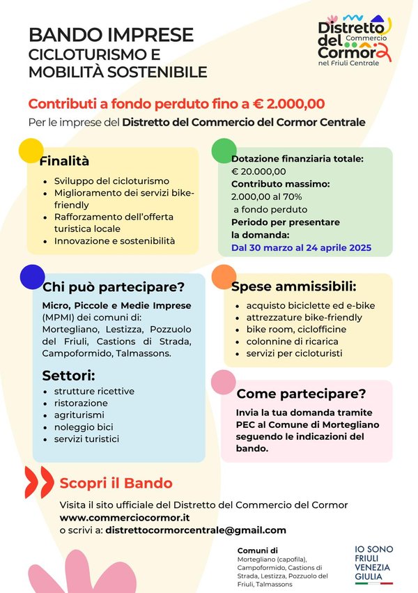 Bando Mobilità sostenibiole 2026 locandina